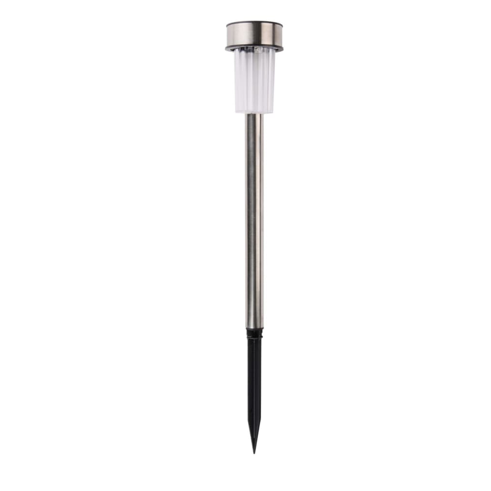 Erdspießstrahler Silber Edelstahl H36.5xB4.8xL4.8cm - Maisons Du
