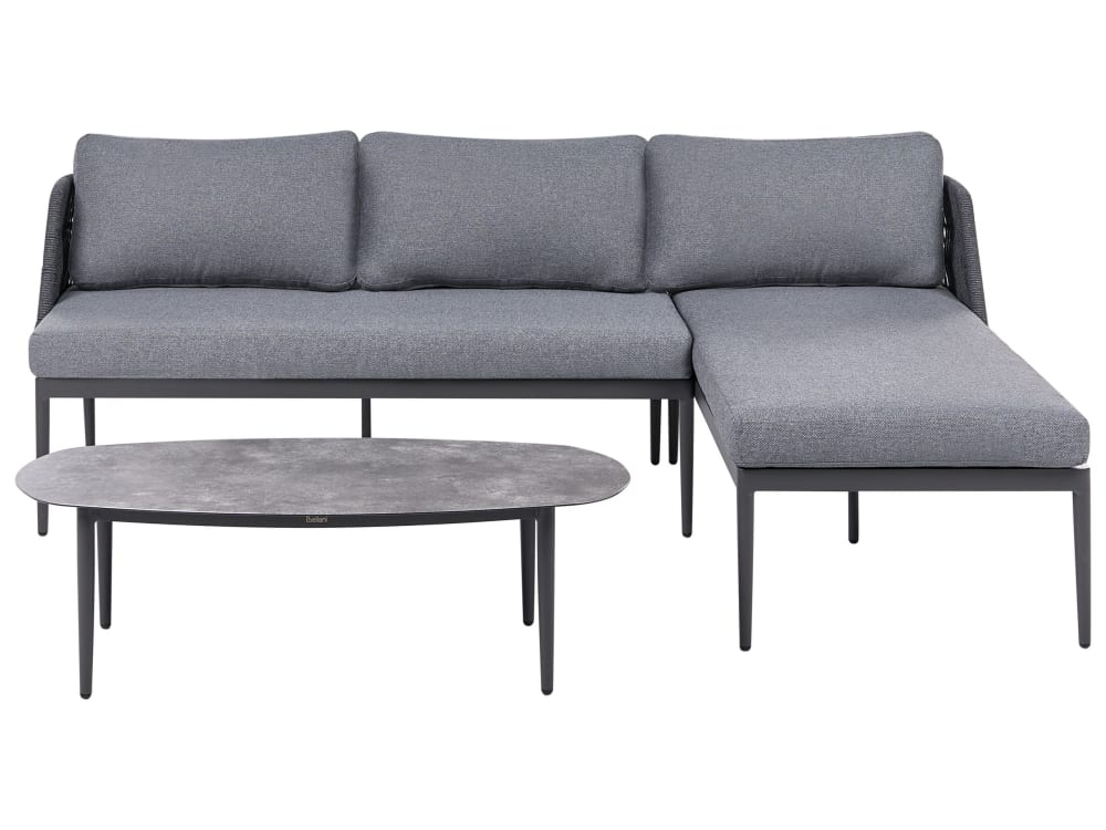 set d'extérieur en métal