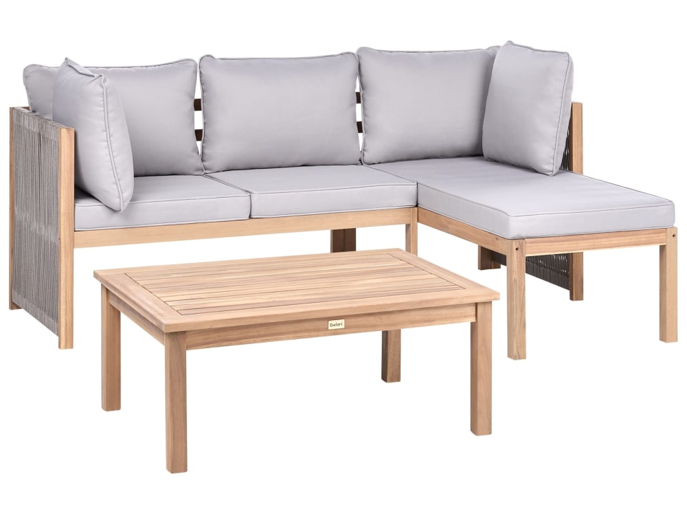 set d'extérieur en bois