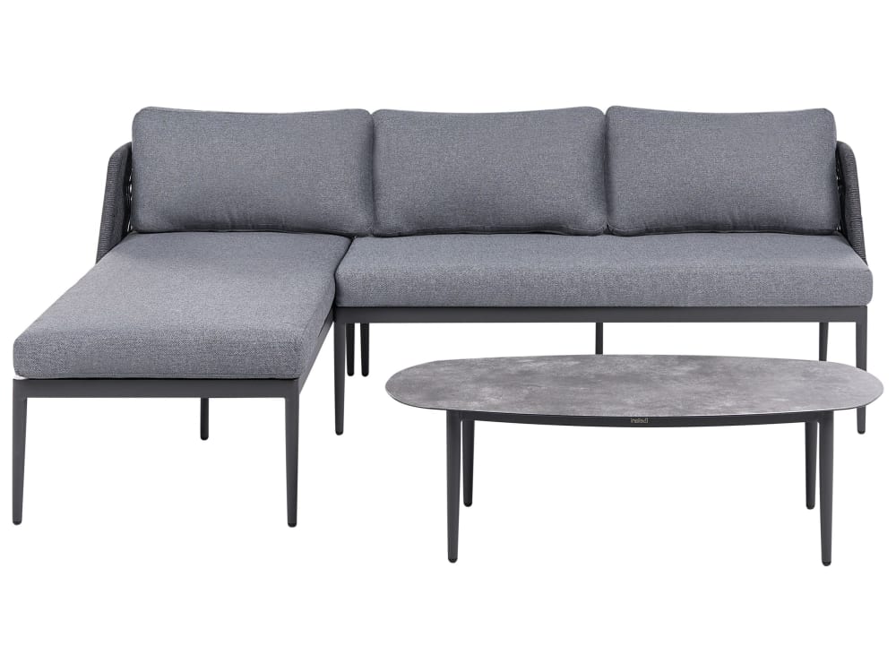 set d'extérieur en métal