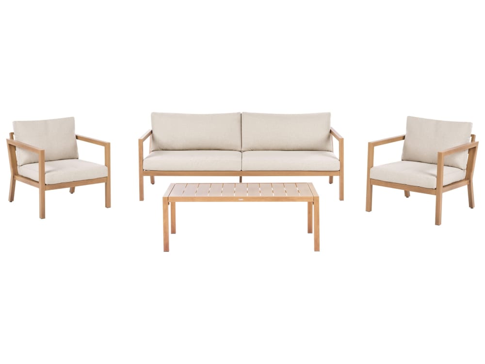 set d'extérieur en métal