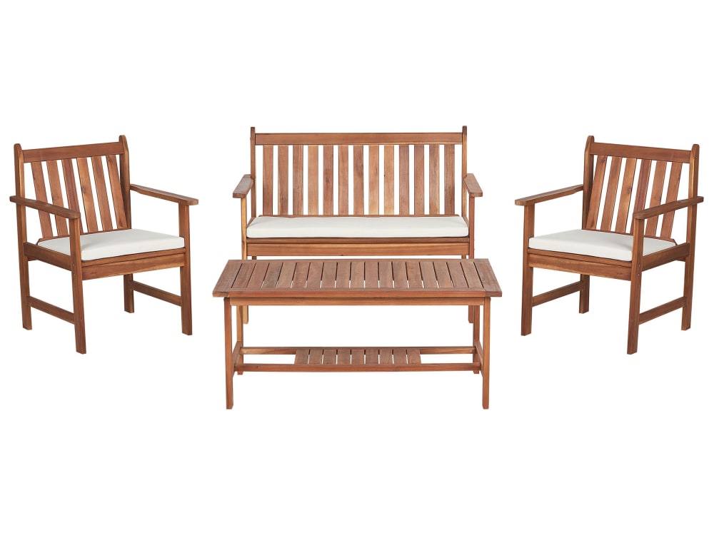 set d'extérieur en bois