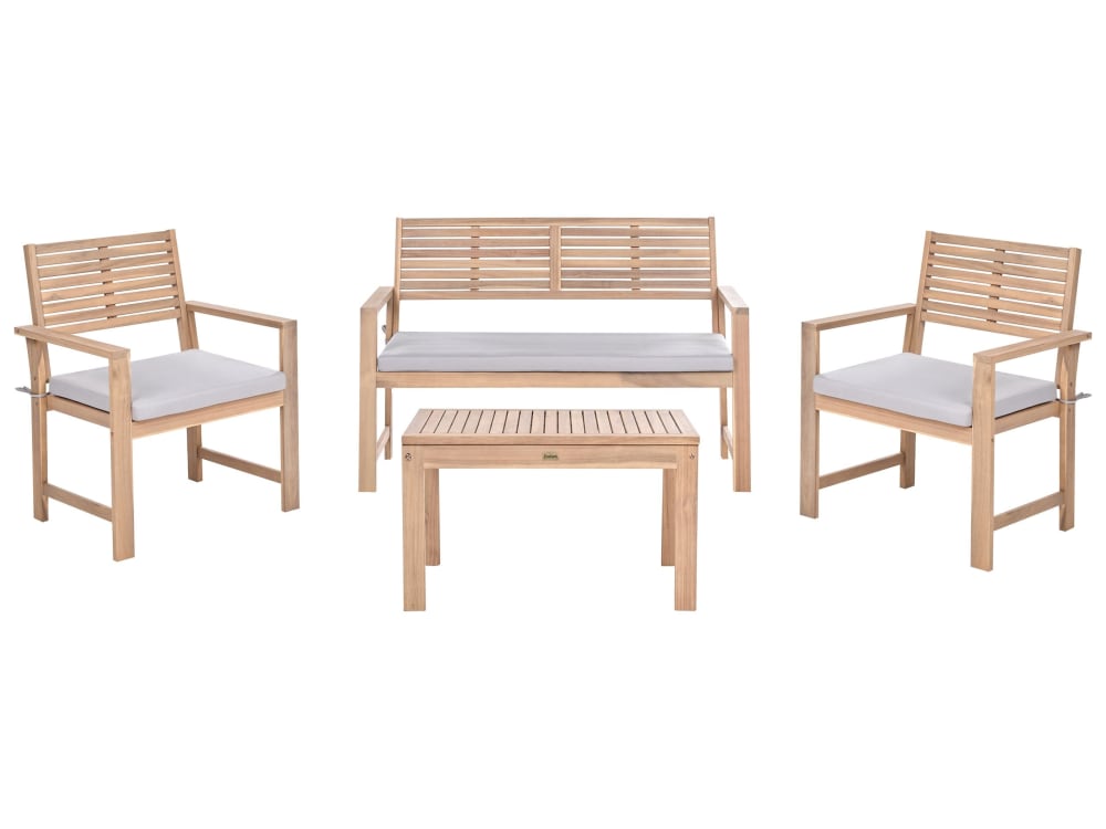 set d'extérieur en bois