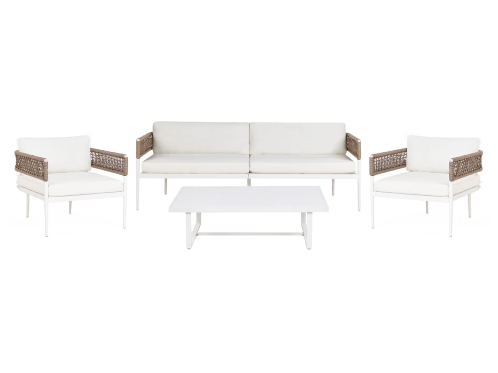 Ensemble de salon d'extérieur - blanc