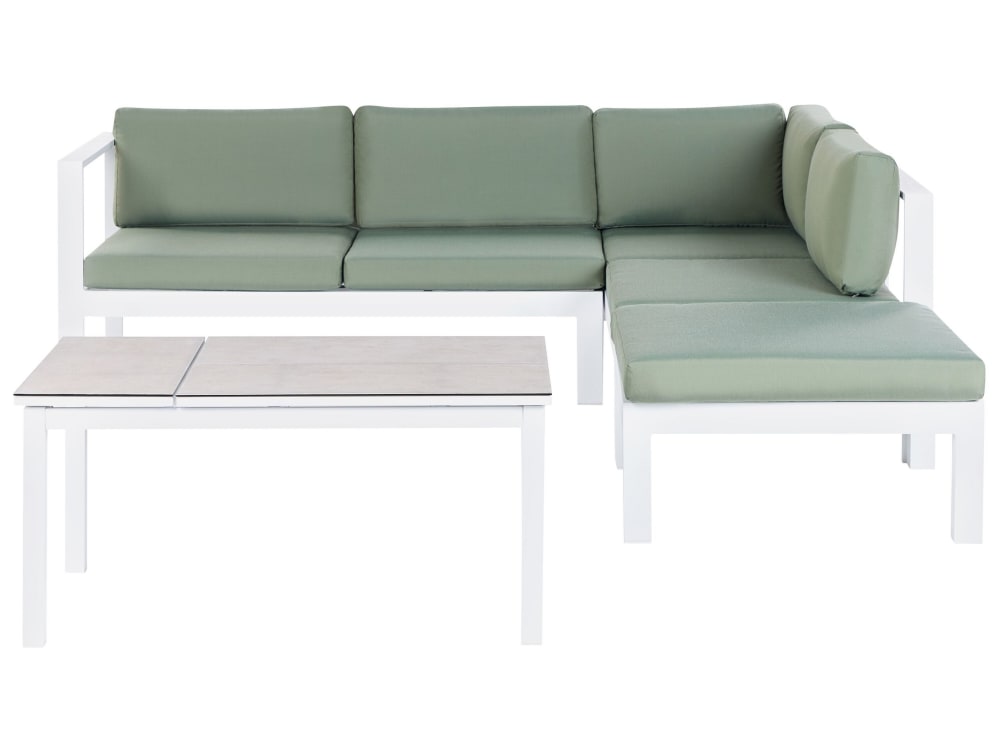 set d'extérieur en métal - vert