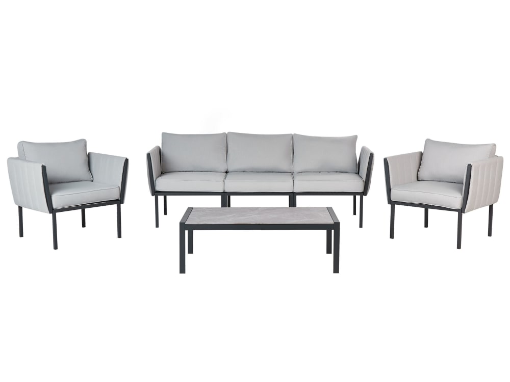 set d'extérieur en métal