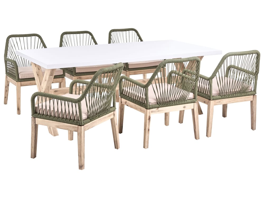 set de salle à manger - vert