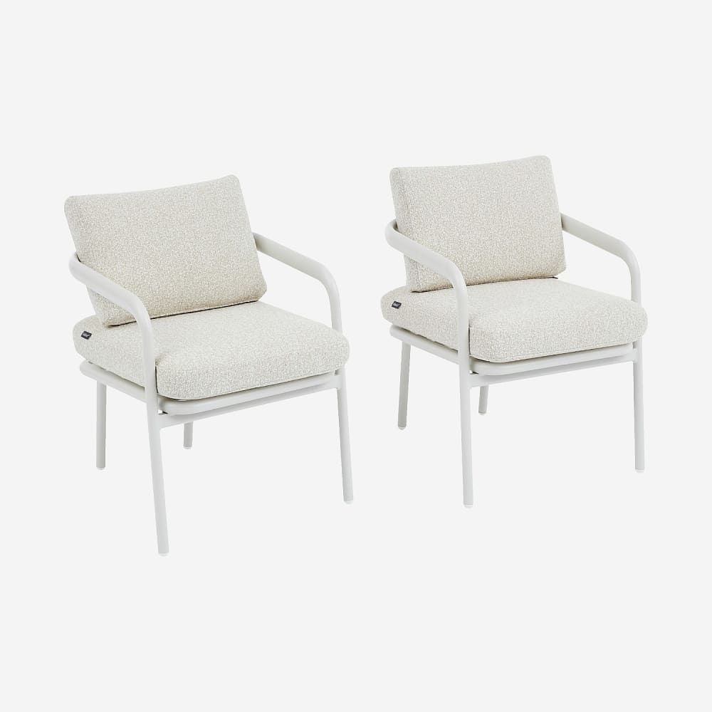 Lot 2 chaises jardin