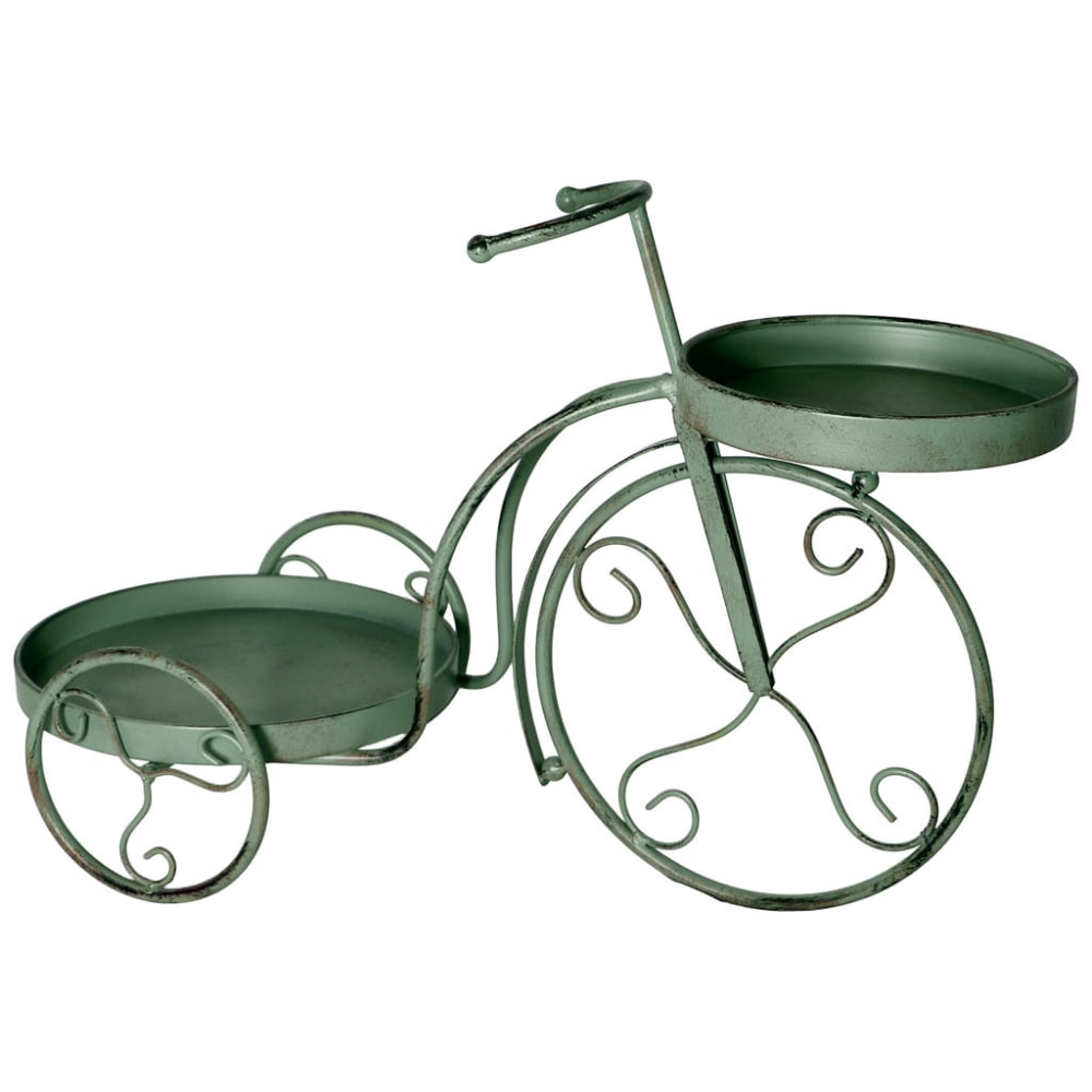 Support cache-pot vert, 55x24x35 cm
