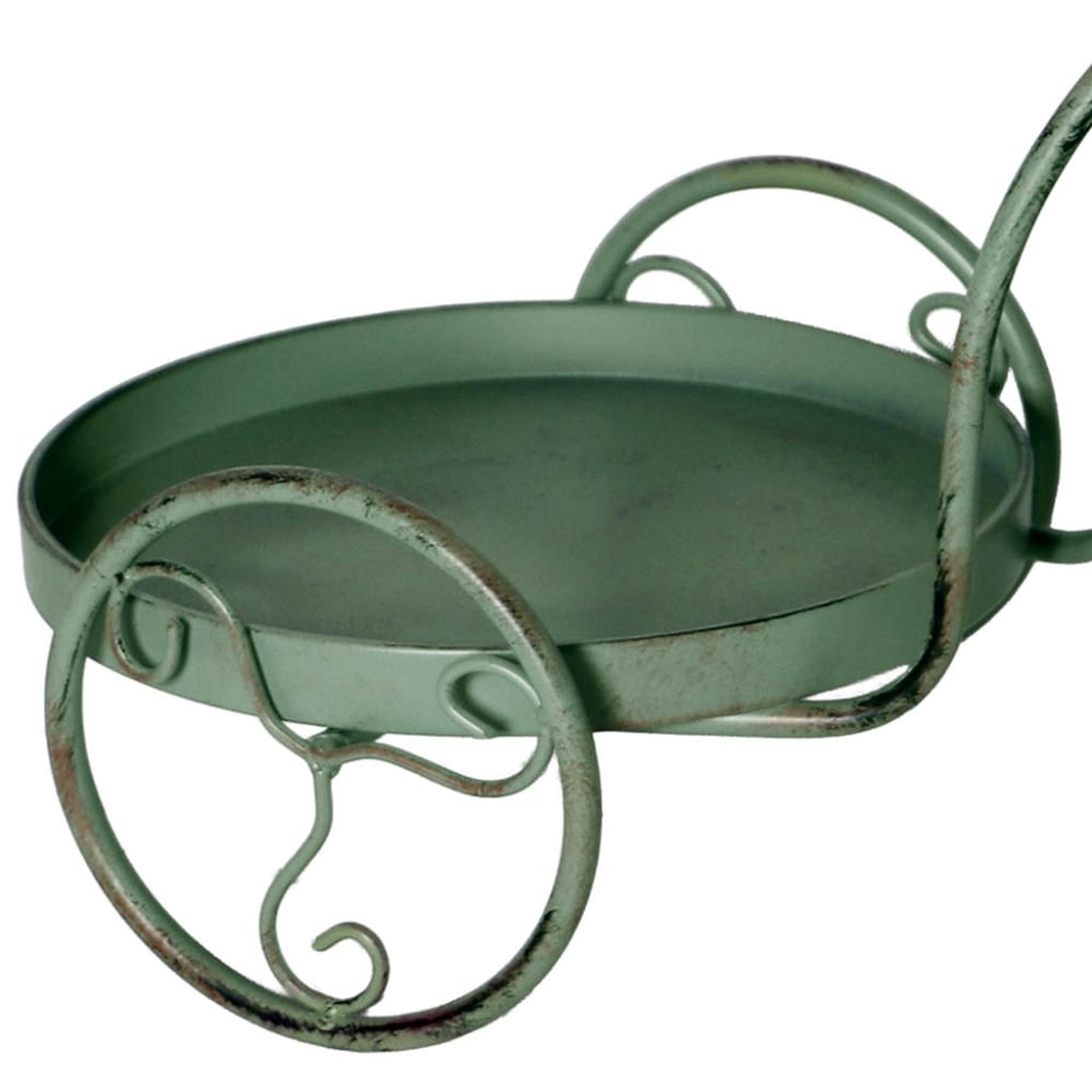 Support cache-pot vert, 55x24x35 cm — vue 3
