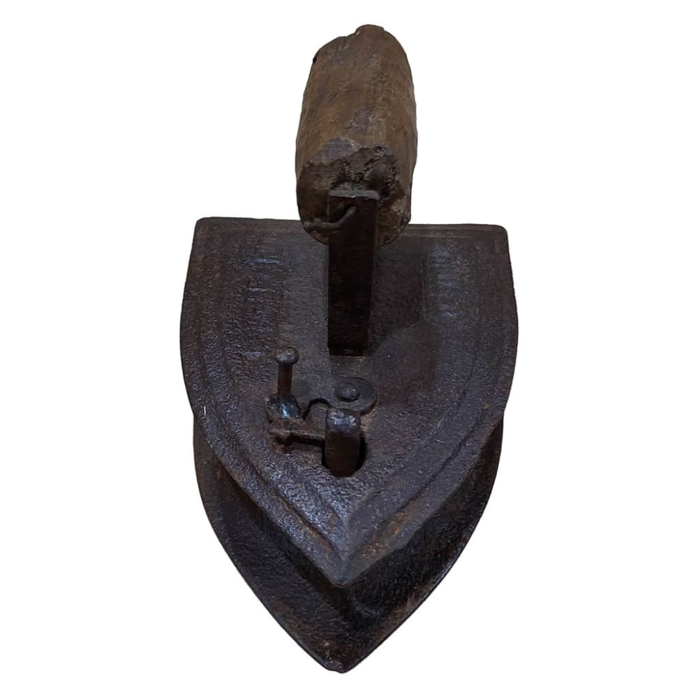 Bügeleisen aus Eisen handgefertigte Ausführung 18x12x20 cm -