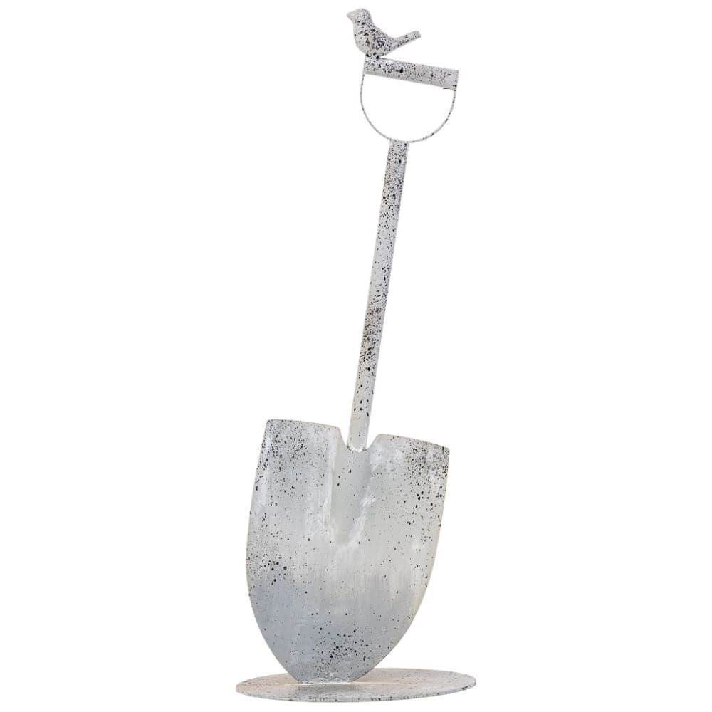 Metallschaufel zur Dekoration für den Garten 23x12x55 cm -