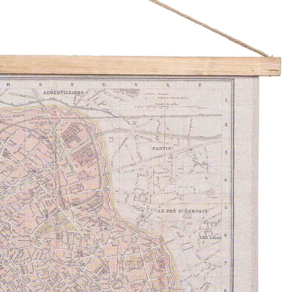 Toile parchemin de tissu imprimée 125x86x2 cm — vue 3