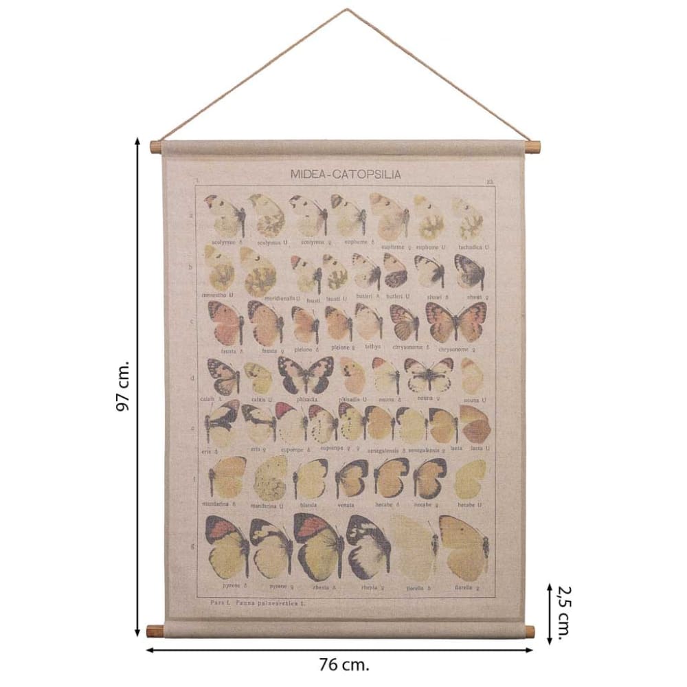 Toile parchemin de tissu imprimée 76x97x3 cm — vue 4