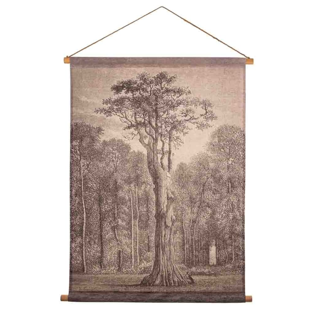 Toile parchemin de tissu imprimée 76x97x3 cm