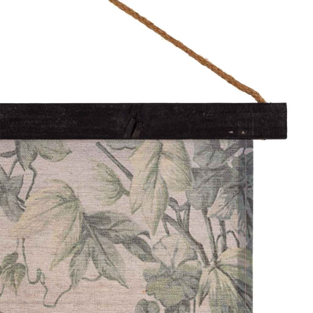Pergament-Leinwand aus bedrucktem Stoff 55x95x2 cm - Maisons Du