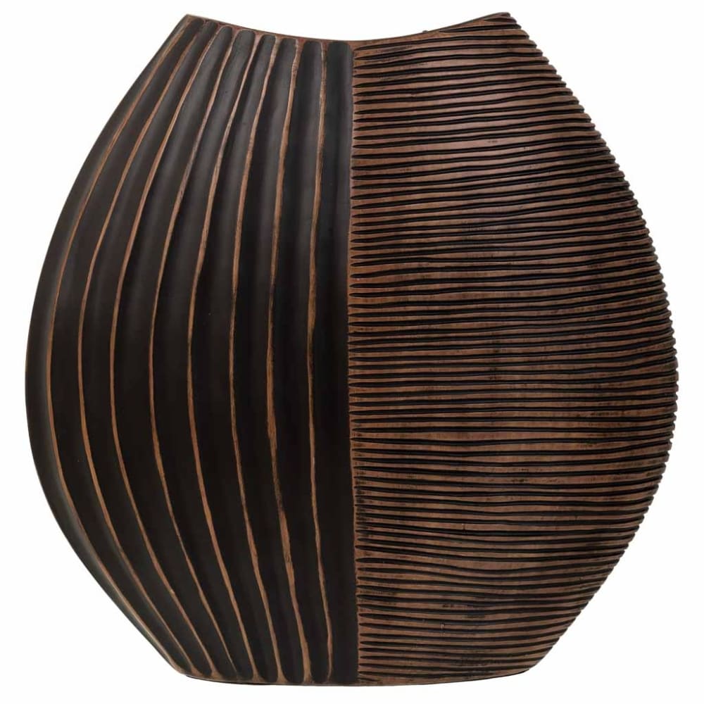 Vase aus Polyresin 30x11x30 cm braun - Maisons Du Monde