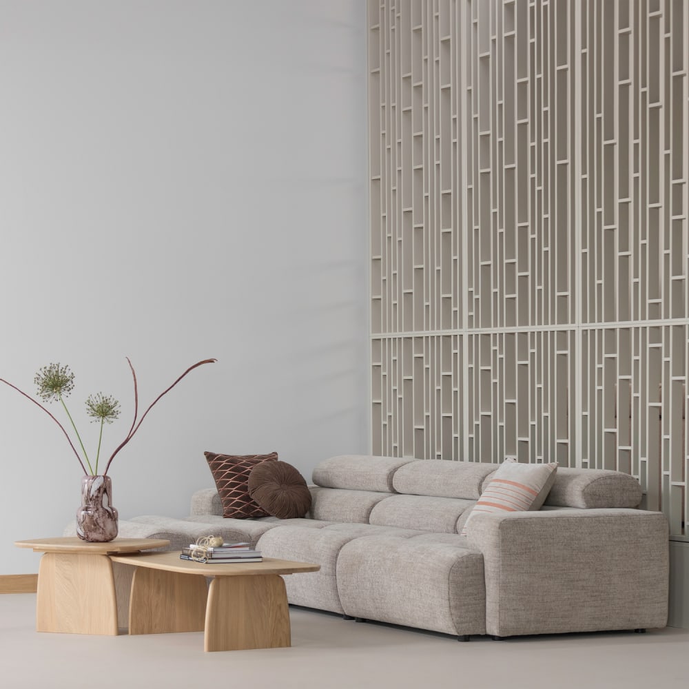 Set aus 3 Samtkissen, Braun - Maisons Du Monde