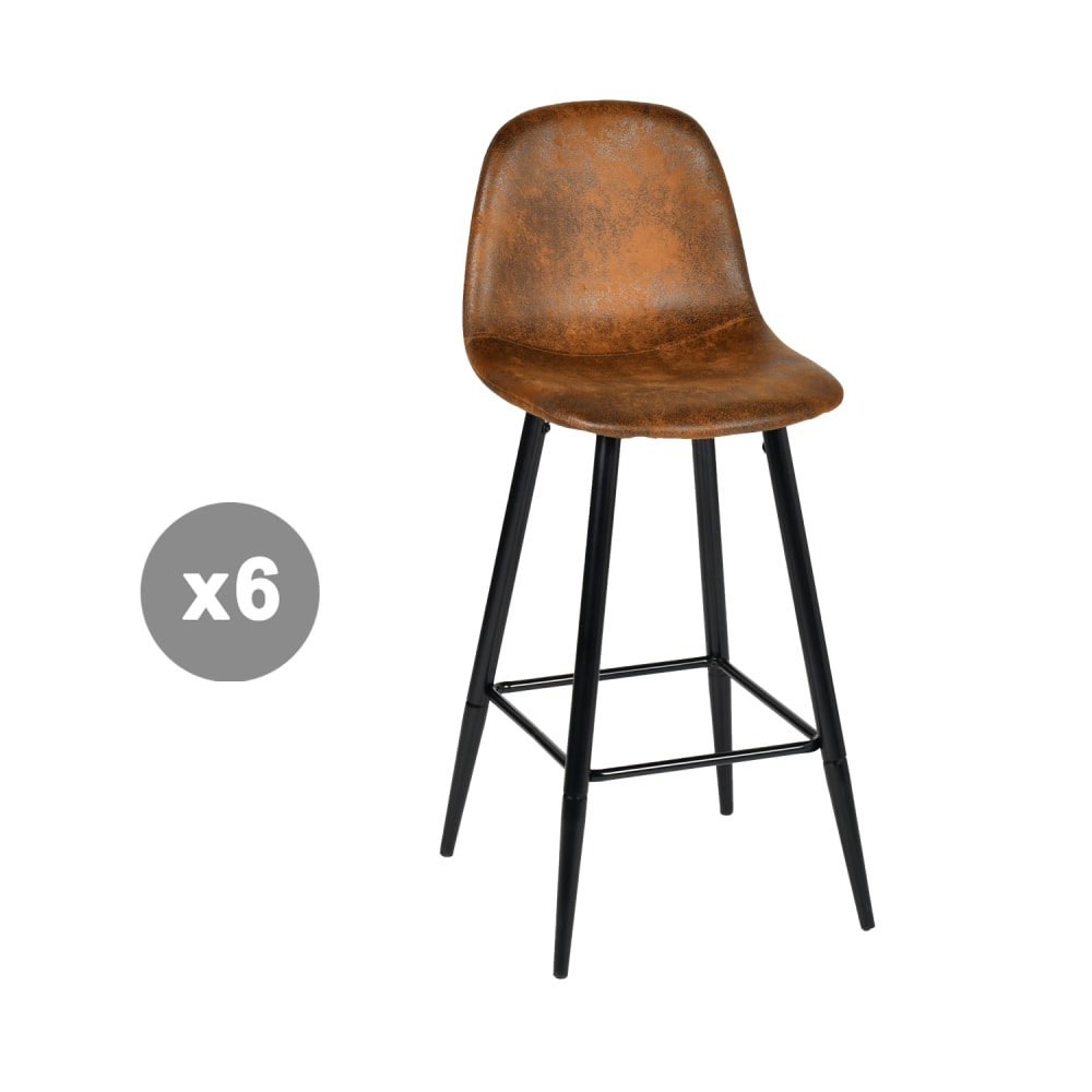 Lot de 6 tabourets de