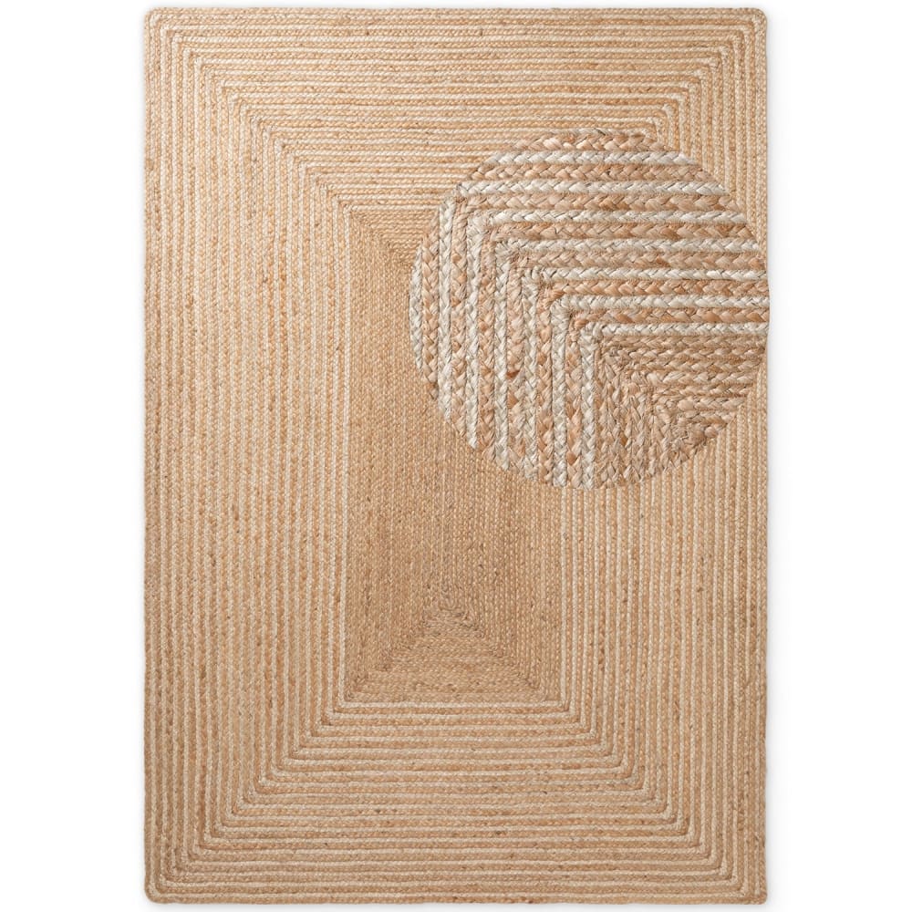 Tapis en jute fait main