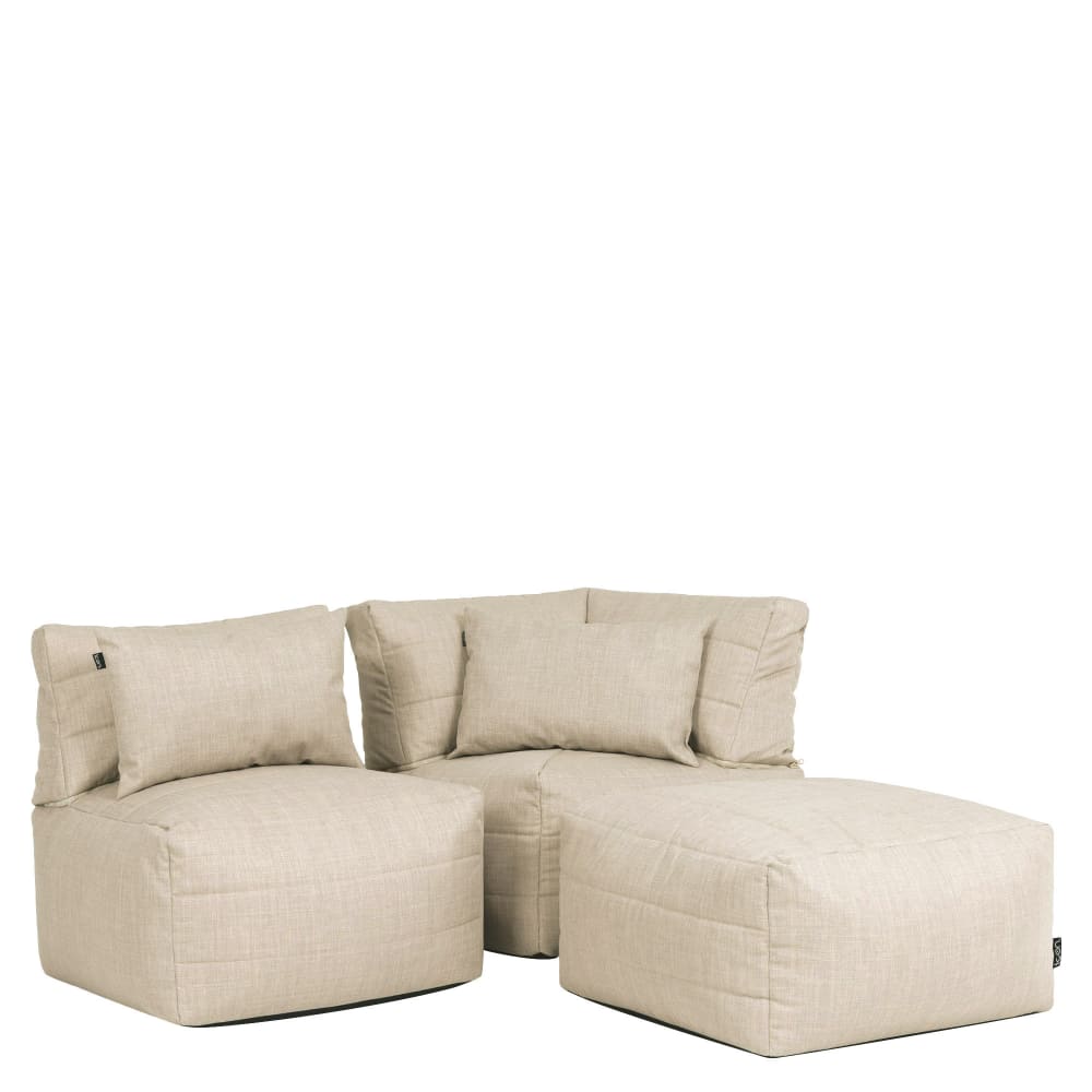 Canapé de jardin modulable