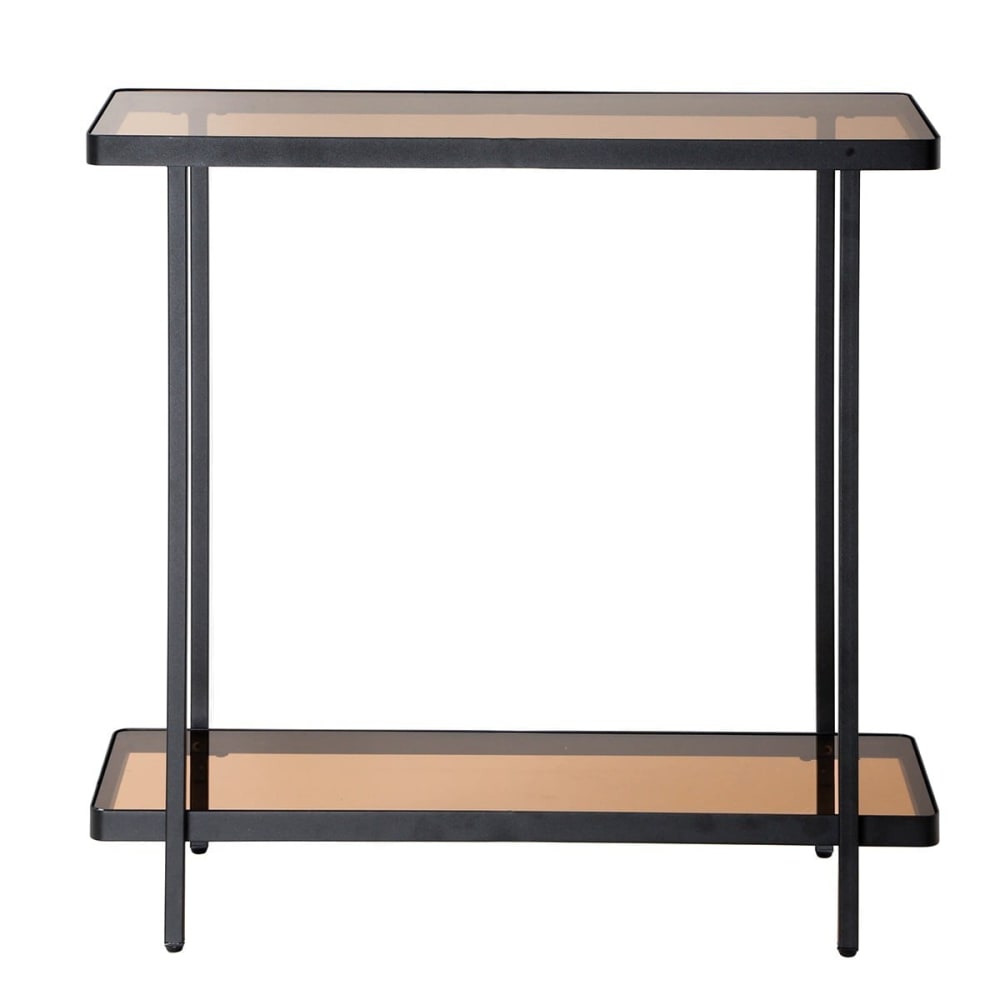 Console avec deux plateaux
