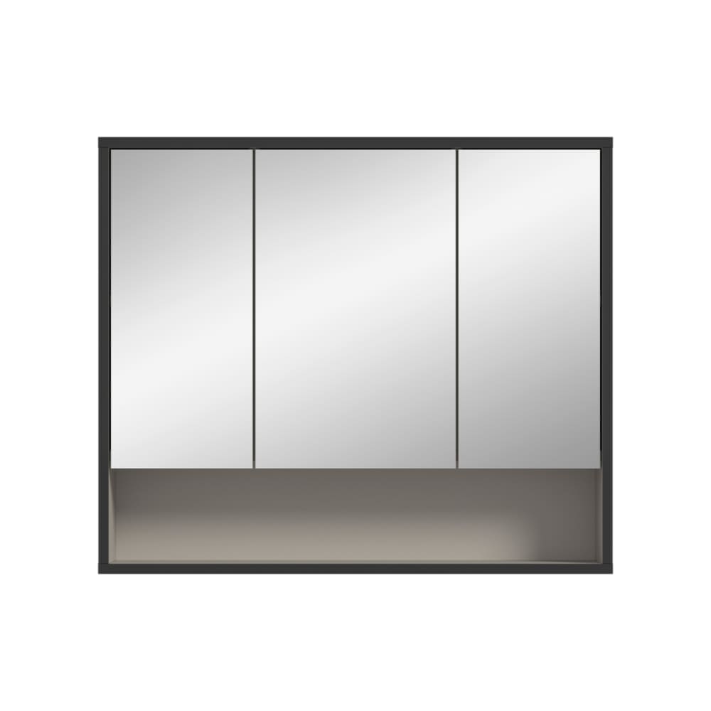 Meuble suspendu 3 portes - miroir