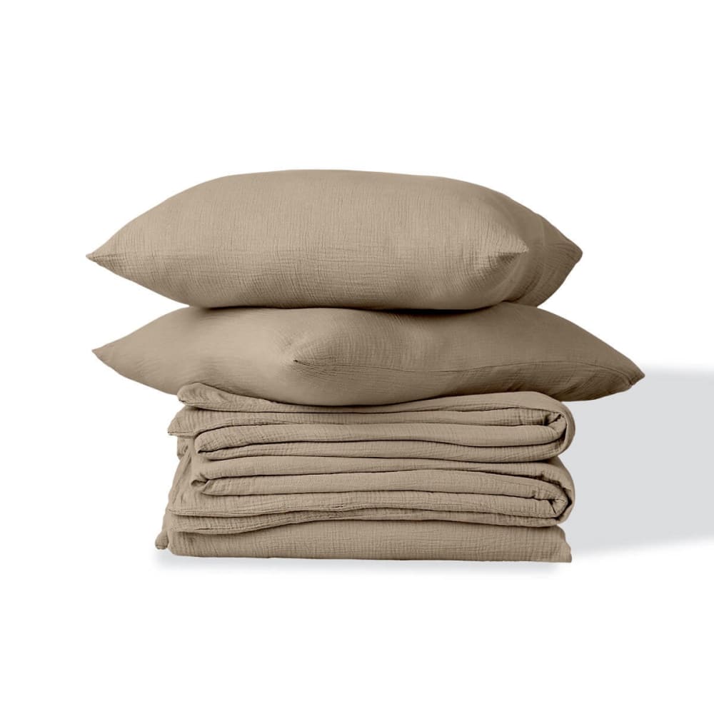 Bettwäsche-set (50x70) aus Baumwolle latte - Maisons Du Monde
