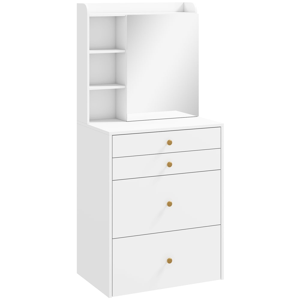 Coiffeuse avec miroir - tabouret