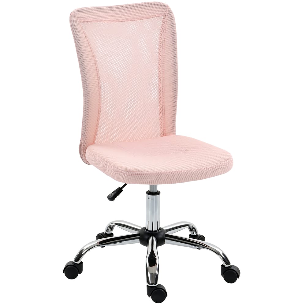 chaise de bureau sans - rose