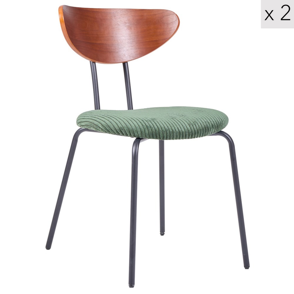 Lot 2 chaises salle