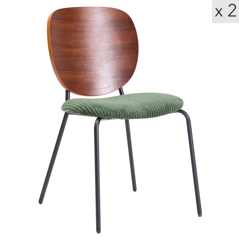Lot 2 chaises salle