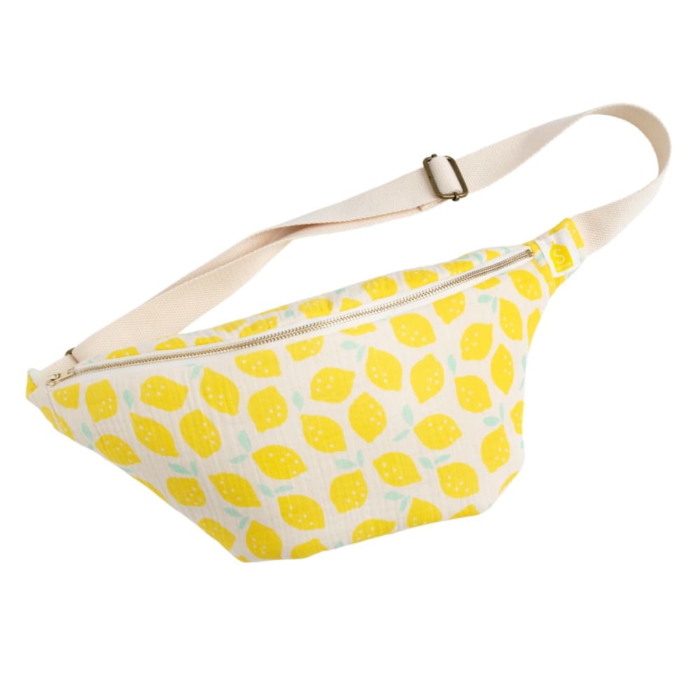 Sauthon Gürteltasche aus Baumwollgaze mit Zitronenmuster GELB BAUMWOLLE Baby