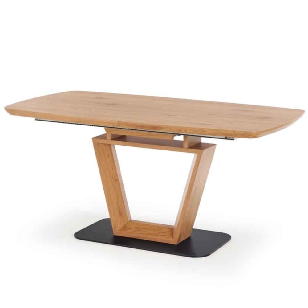 Table à manger design extensible couleur bois 160/220x90cm Table à manger design extensible couleur bois 160/220x90cm