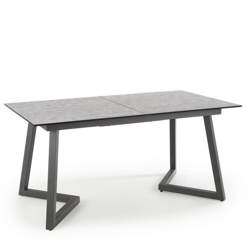 Table à manger extensible - pieds acier