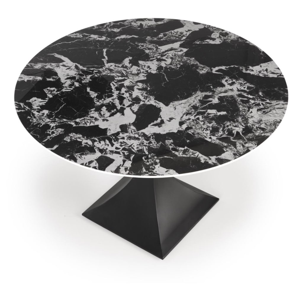 Table à manger ronde - noir
