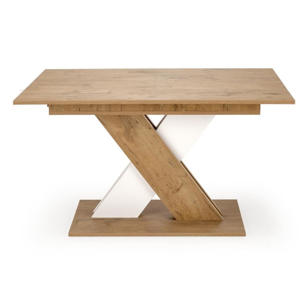 MSO Ausziehbarer Esstisch in Braun style modern Braun Holz