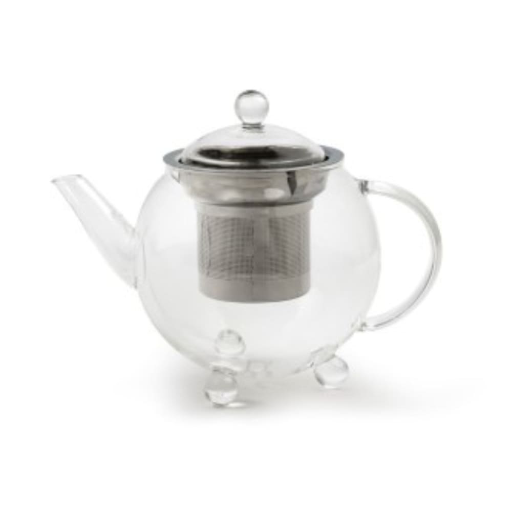 Théière en verre borosilicate 0.5 l avec filtre inox