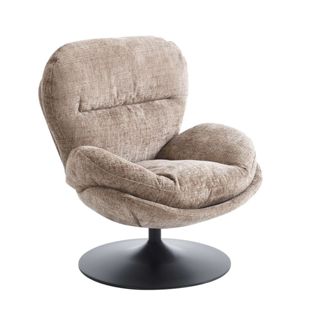 fauteuil rotatif tissu