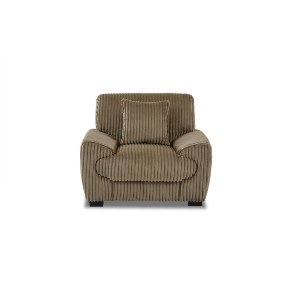 fauteuil velours côtelé