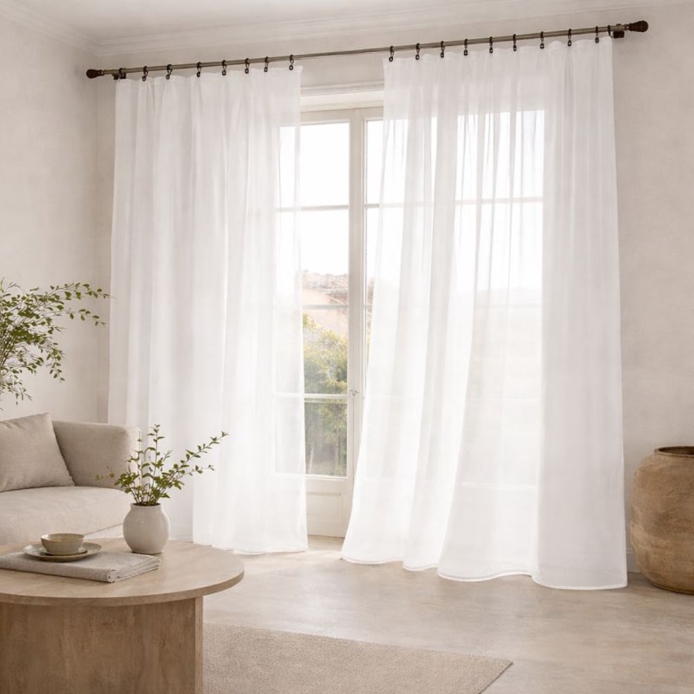 Voile-Schlaufenschal – 2er-Set aus Baumwolle 140x290 - Maisons Du
