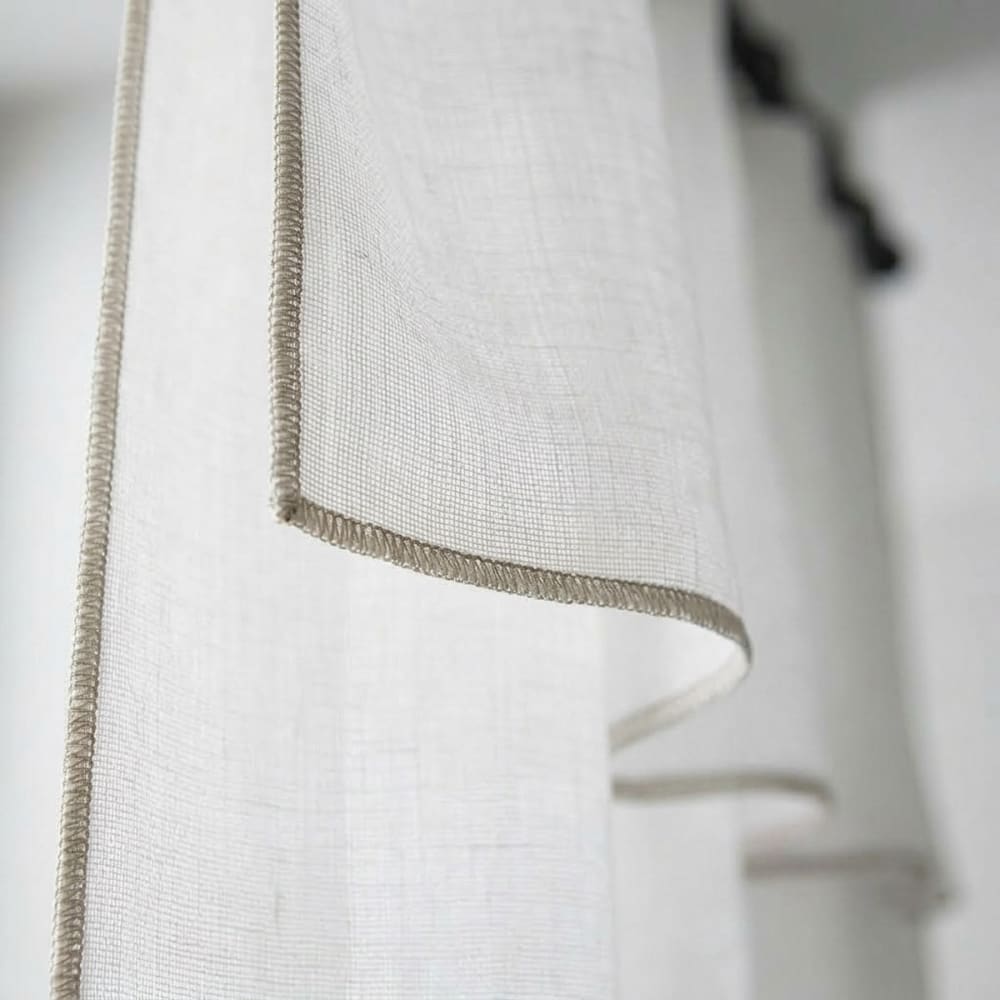 Schlaufenvoile – 2er-Set aus Baumwolle 140x290 - Maisons Du Monde
