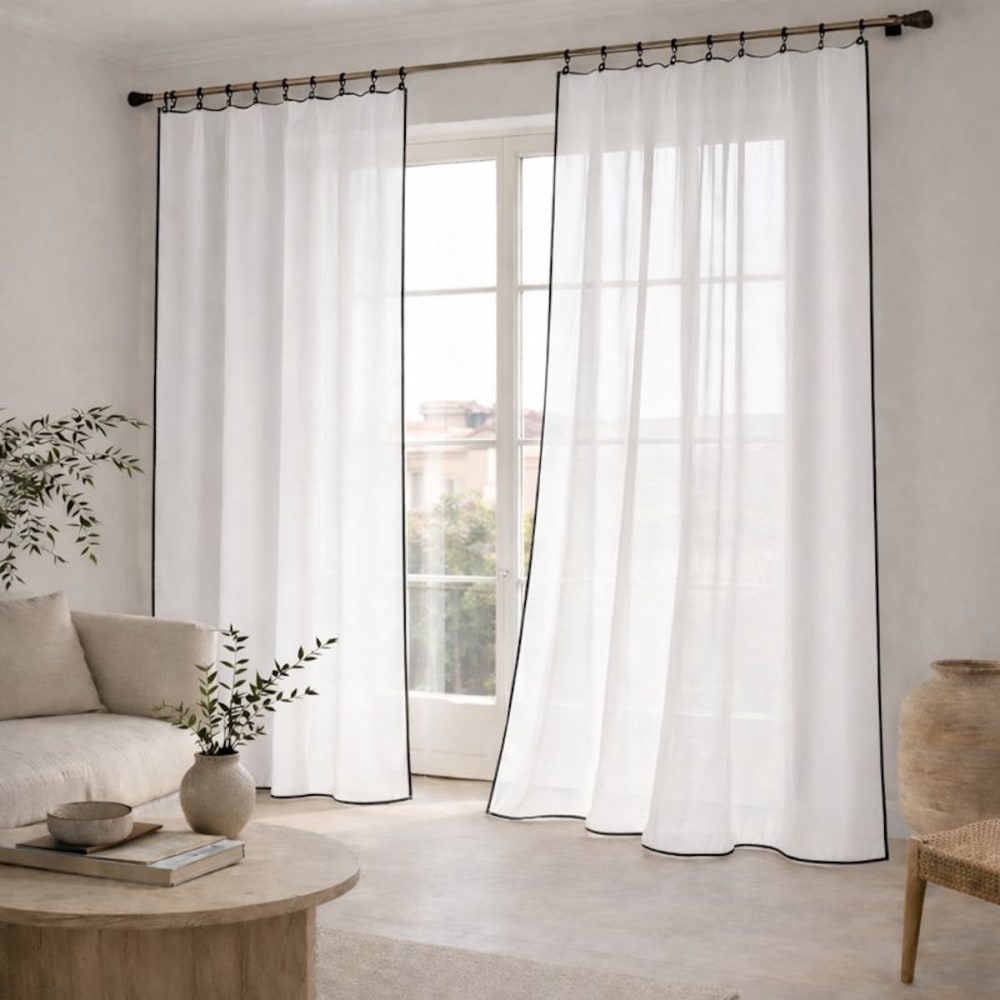 Voile-Schlaufenschal – 2er-Set aus Baumwolle 140x290 - Maisons Du