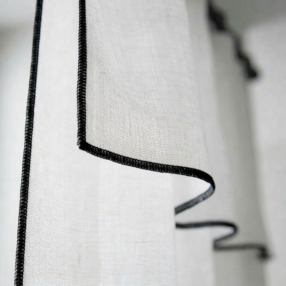 Schlaufenvoile – 2er-Set aus Baumwolle 140x290 - Maisons Du Monde