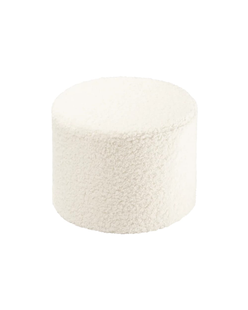 Pouf bouclé polyester