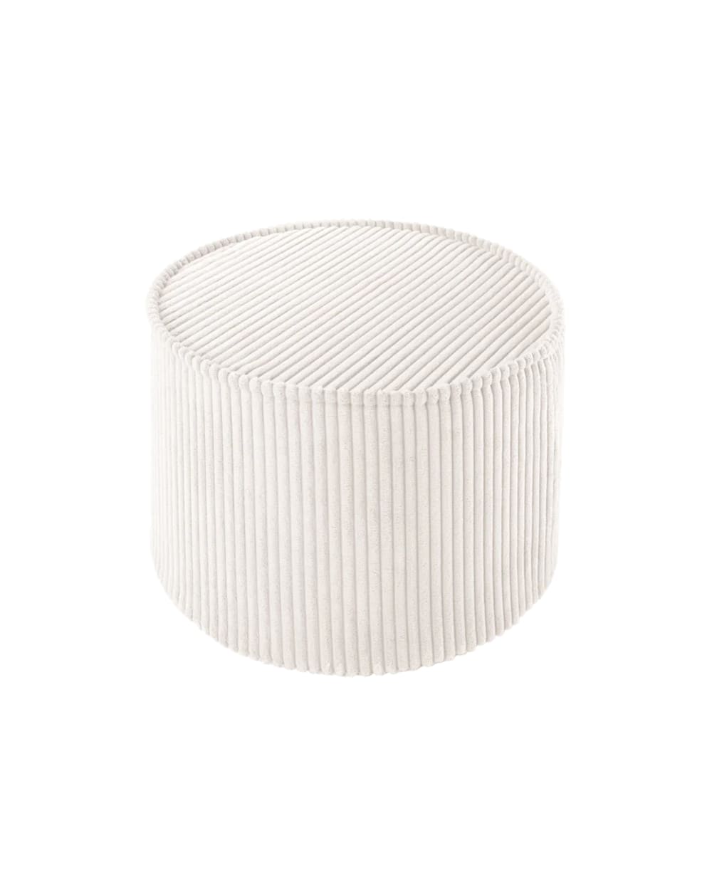 pouf en velours polyester