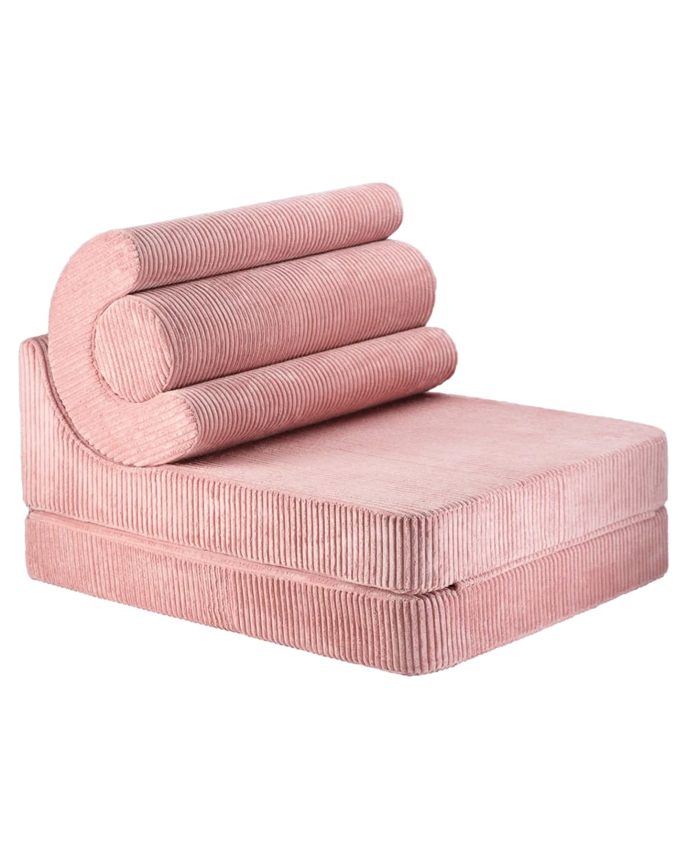 Flipster en velours polyester - rose