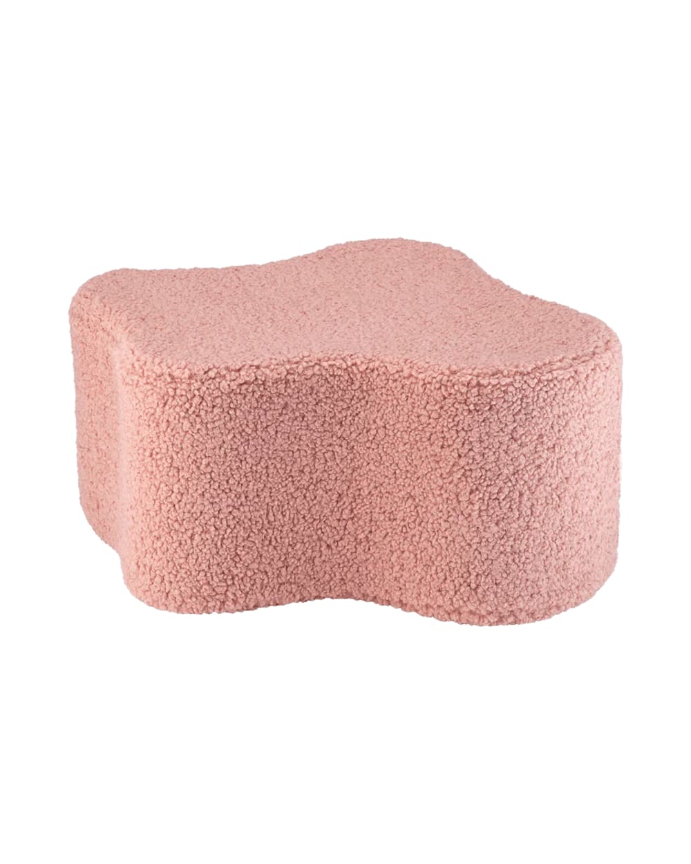 Wigiwama Wolkenpouf aus Teddy-Stoff 56 x 25 x 46 cm, Guava Rosa ROSA Öko-Tex Zertifikat PES - POLYESTER Kinder