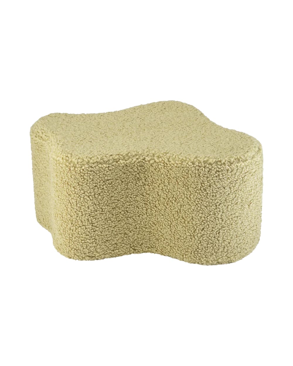 Wigiwama Wolkenpouf aus Teddy-Stoff 56 x 25 x 46 cm, Matcha GRÜN Öko-Tex Zertifikat PES - POLYESTER Kinder