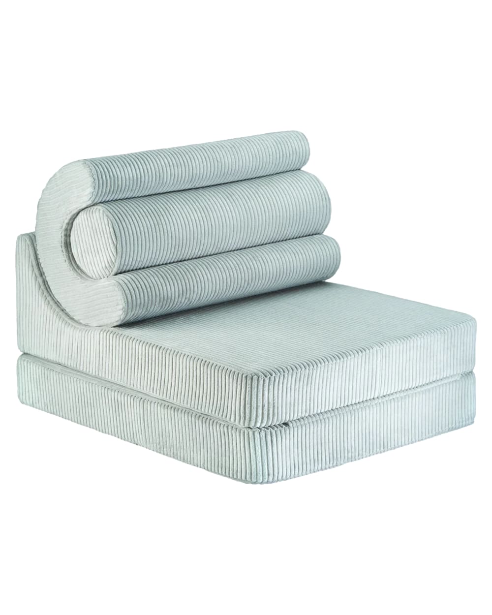 Flipster en velours polyester - menthe